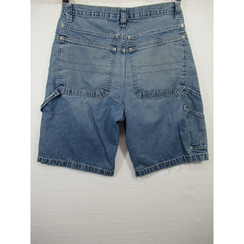 Vintage 90s Distressed Baggy Denim Shorts Men 36 Blue Jorts Jordache